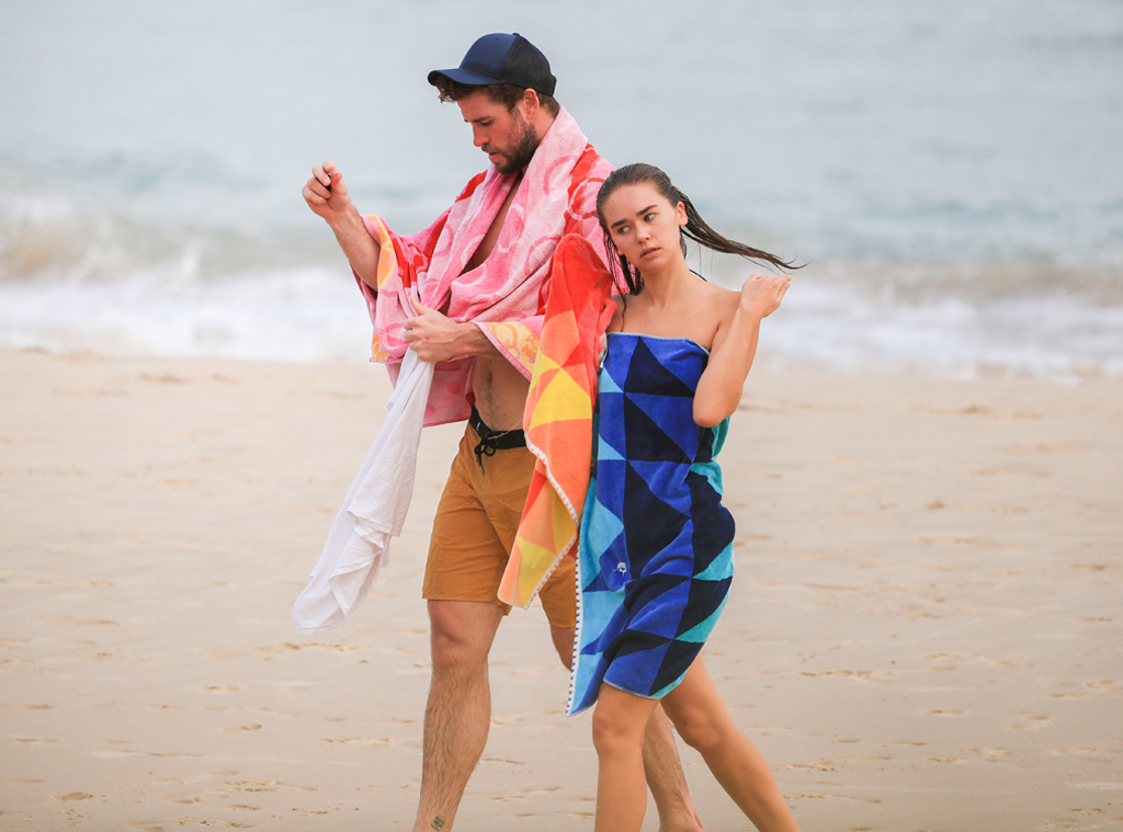 Liam Hemsworth And Gabriella Brooks Beach Date Is The Heat Wave We Need